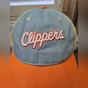 Los Angeles Clippers Cap. Vintage Two Tone Snapback Hat